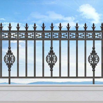 203 13-18 Series Aluminum Picket Fence with Iron Patterns 
