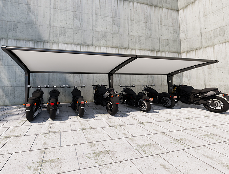2 Wheels vehicle tensile carport 05.jpg